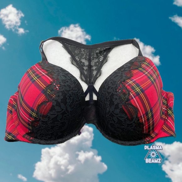 Cacique Intimates & Sleepwear Cacique Fullfigure Boost Plunge Red